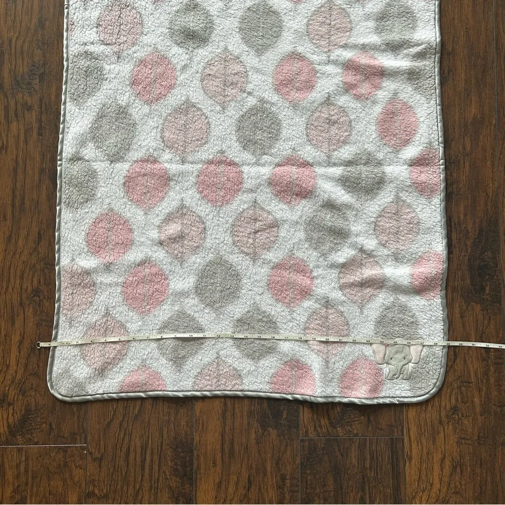 Pink and Gray Baby Blanket